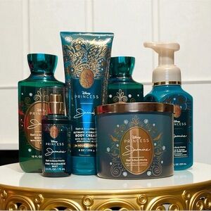 Disney Princess Jasmine Bath & Body Collection - Teal and Gold